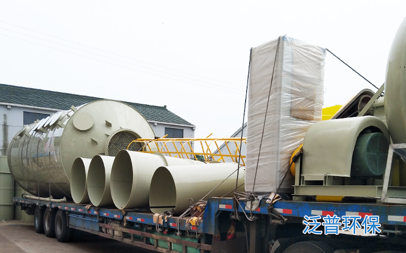 泛普環保廢氣吸收塔加工圖