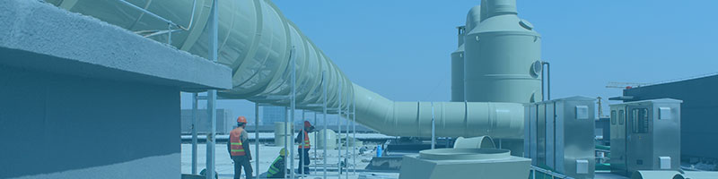 廢氣處理設備現場安裝圖