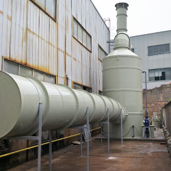 噴漆房有機廢氣排風圖