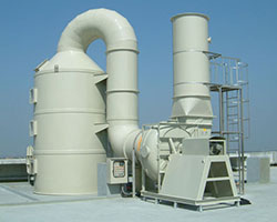 實驗室排風使用frp玻璃鋼風機圖