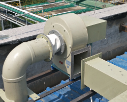 泛普VOC有機排氣用pp風機圖