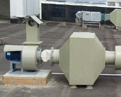 泛普實驗室廢氣處理用pp風機圖
