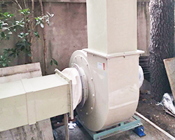 泛普酸洗用pp風機圖