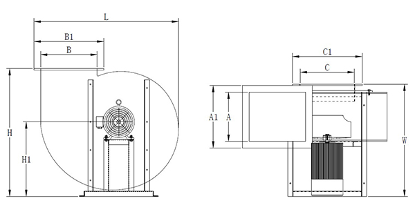 泛普pp風機尺寸圖