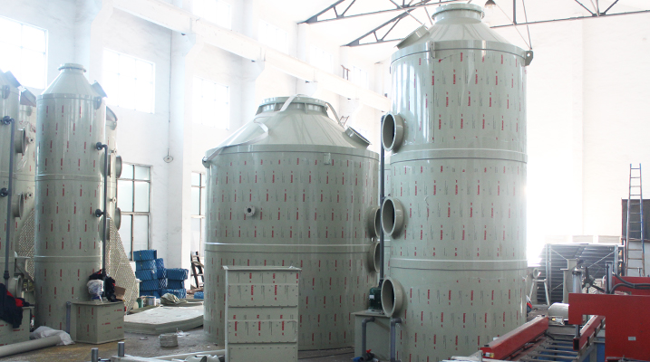 泛普環保噴淋塔實物圖