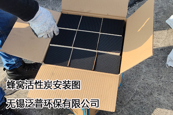 蜂窩活性炭安裝圖